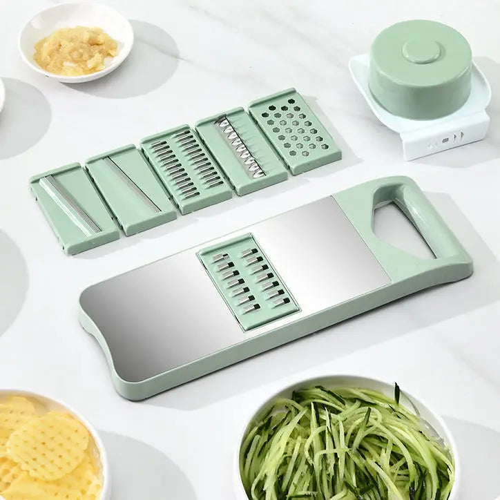 5 In 1 Stainless Steel Vegetable Slicer Cutter